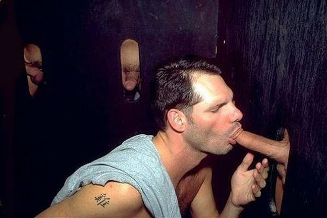 Son's Pal At The Gloryhole Image