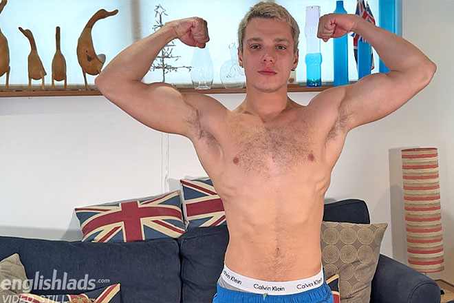 Young Ripped Stud Shows Off Image